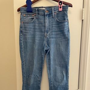 Madewell High Rise Slim Boy Jean